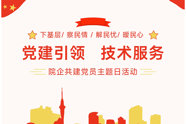 “黨建引領(lǐng)，技術(shù)服務”---院企共建黨員主題日活動